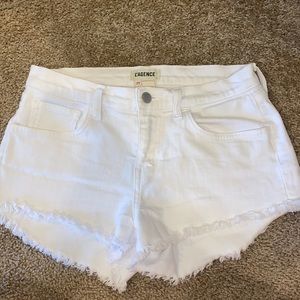 L’Agence White Jean Shorts